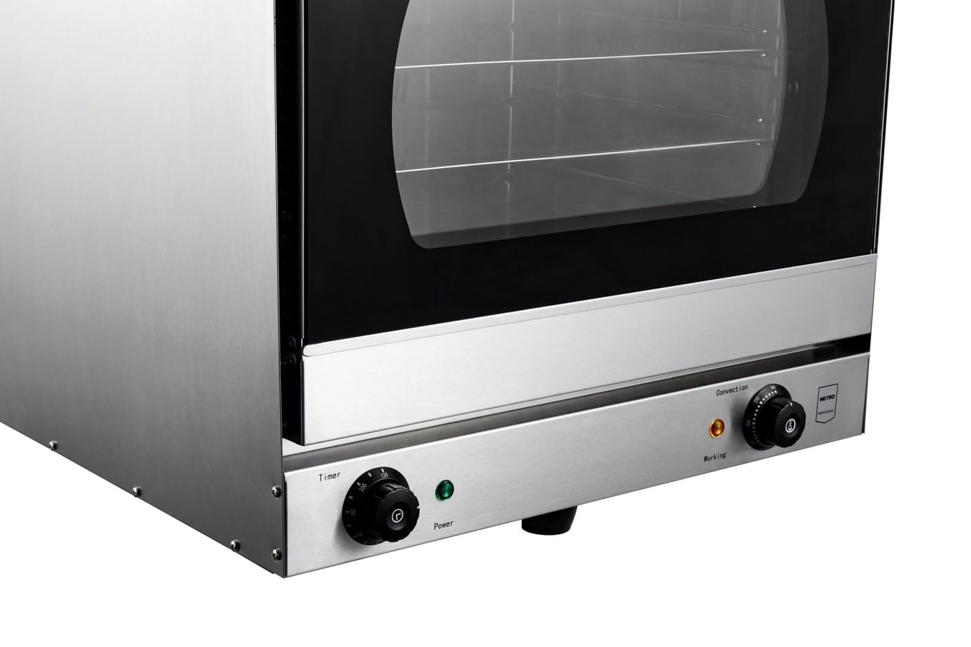 METRO PROFESSIONAL Four à Air Chaud GCO3200, Acier Inoxydable, 3200 W, 61 x 67 x 58 cm, Argent