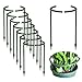 Produktbild Plant Sticks Support Plant Stakes Pflanzenstützen für Topfpflanzen Indoor 14 Pack Gartenblumen und Pflanzen Support Stake Garden Trellis Plant Support Ring für Zimmerpflanzen 7 "x10