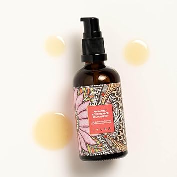 The Ayurveda Experience iYURA Ambhring Age Embrace Revitalizer and Hair Oil Pro-age Hair Moisturizer for Bouncy, Shiny and Voluminous Hair Ayurvedic Oil with Amla & Bhringraj 3.4 fl oz