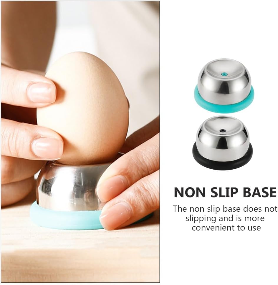 Luxshiny 4pcs Egg Piercer Stainless Steel Egg Hole Piercer Egg Holder Kitchen Tools Egg Puncher Egg Poker Tool for Hard Boiled Eggs