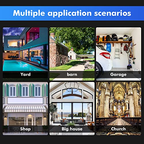 Outdoor Wifi Range Extender,Ueevii 2.4G/5.8G Wireless Gigabit Access Point With 2 * 5Dbi Antenna, Power Amplifier,48V Poe Adapter, Ip66 Weatherproof, Perfect For Backyard, Garage, Barn, Garage,1-Pack #TOP7