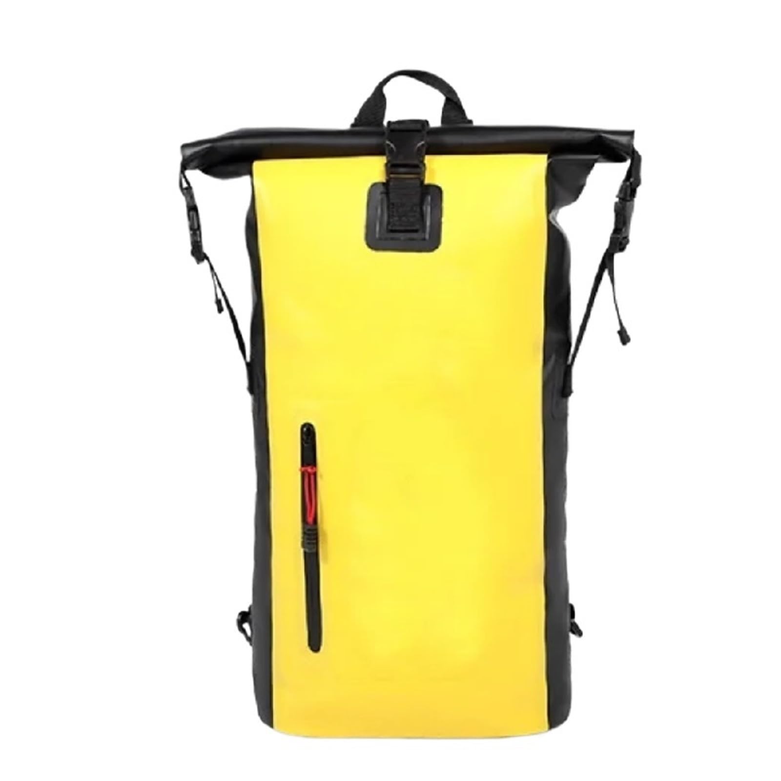 Borsa Impermeabile Zaino da nuoto 25L e 30L, in PVC asciutto, impermeabile, con secchiello, grande, for trekking fluviale, rafting, viaggi all'aperto, borsa a mano(25L Yellow)