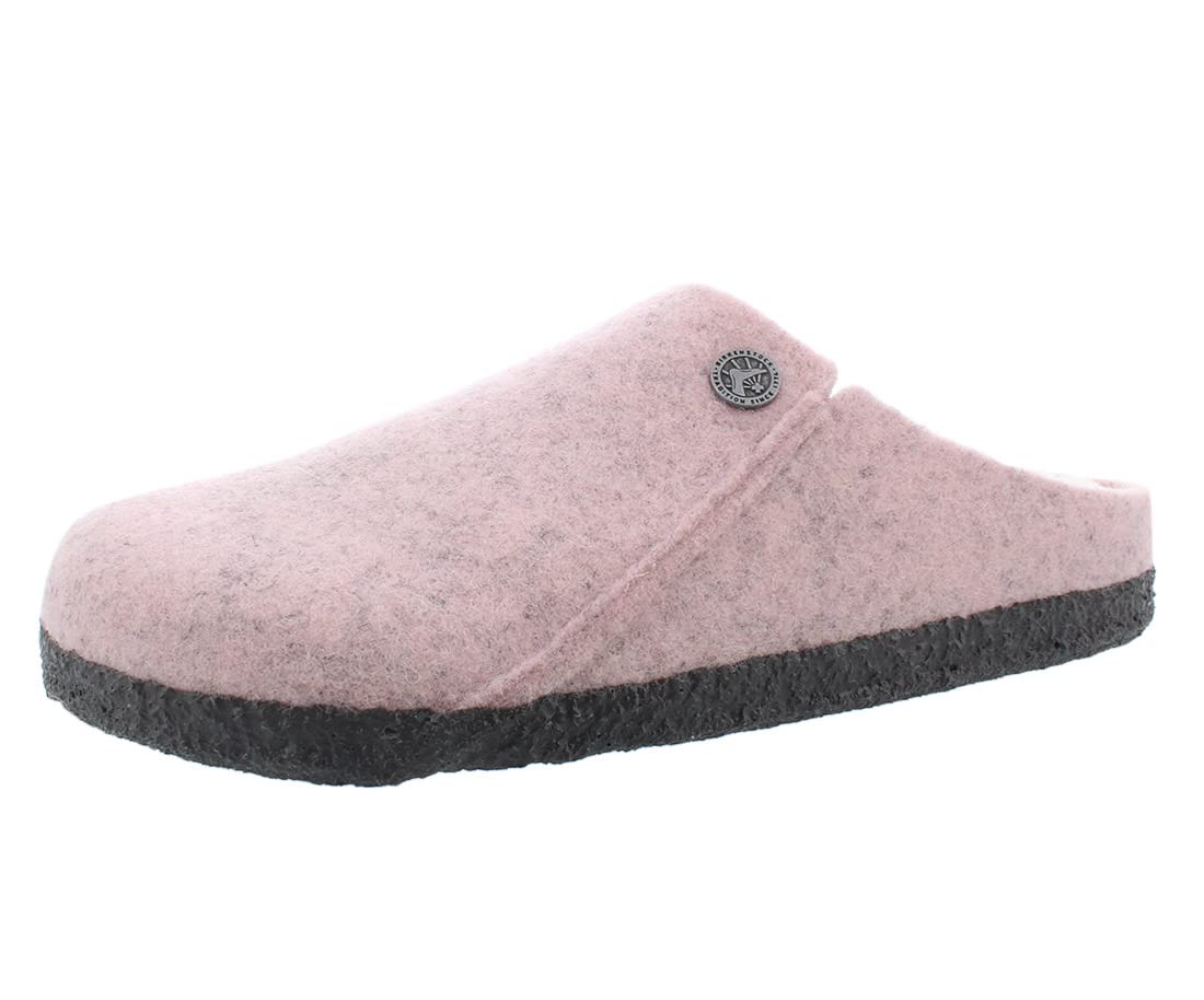Unisex Zermatt Shearling Slipper Clog (Unisex) Soft Pink/Natural Wool/Shearling Men 6-6.5…