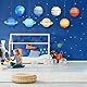 LIHAO 8 PCS Himmelskörper Papierlaterne Planeten Lampions Lampenschirm Sonnensystem Laterne Deko für Kinder Thema Party Taufe Geburtstag Zimmerdeko
