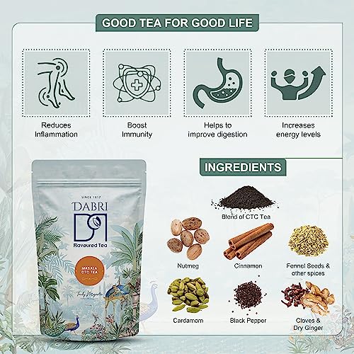 Image of Dabri Masala Chai Patti Powder 250gm | Premium Chai with Natural Spices| Natural & Aromatic Blend| Masala Kadak Chai Patti| Boosts Immunity & Increases Energy Levels