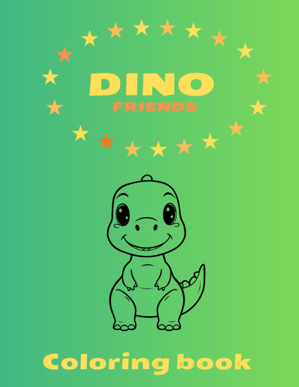 DINO FRIENDS: Coloring Book