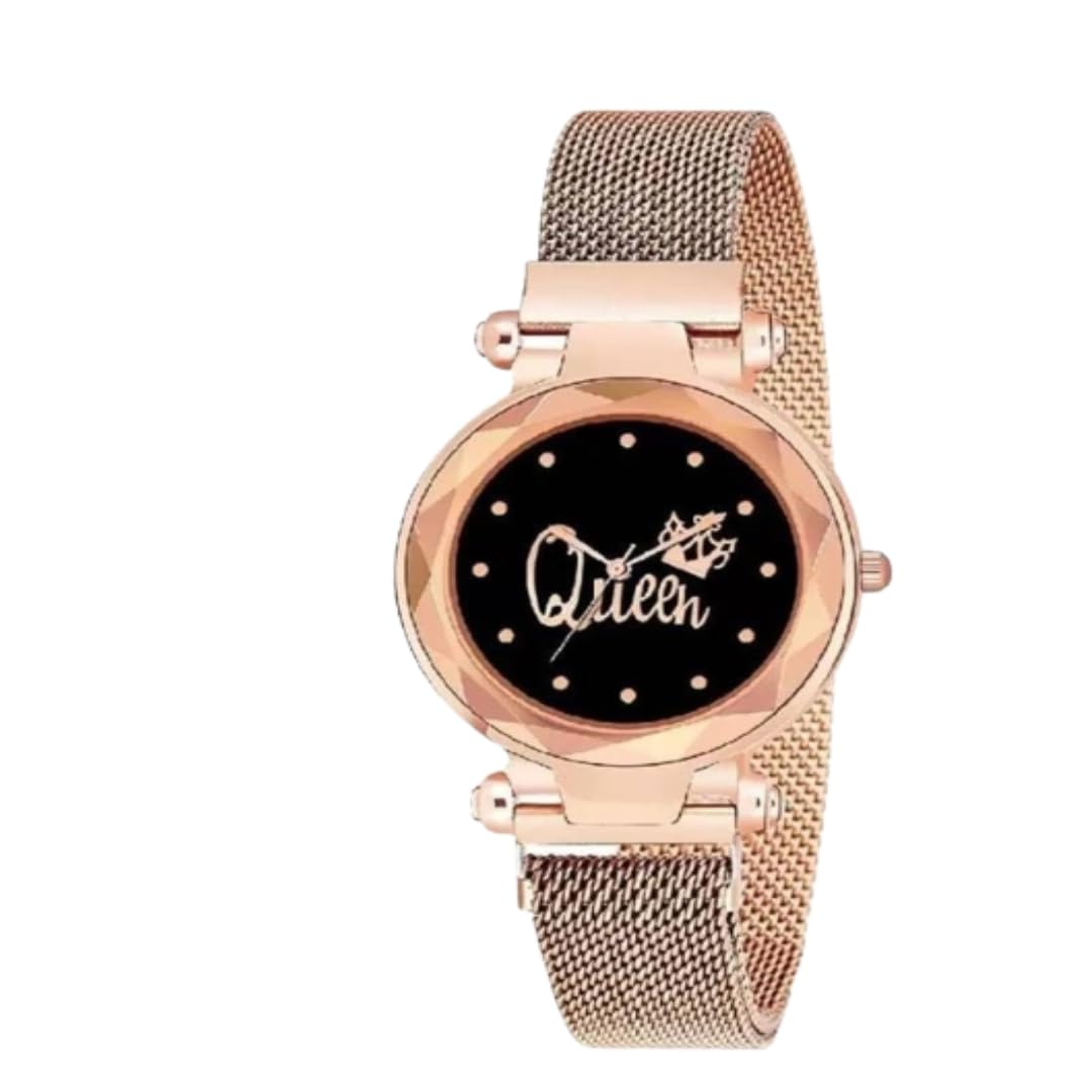 QALIBA Rose Gold Nice Looking Watch Very Pretty Or Attractive Analog Watch - for Girls Analog Watch - for Girls