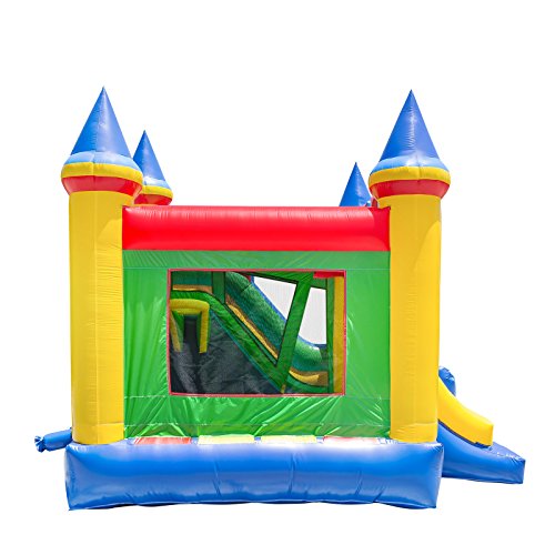 Commercial Grade Bouncing Castle Kingdom Bounce House 100% PVC with Blower and Slide - Image 6