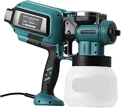 Pulverizador Pistola Pintura Elétrica 550w 3 Bicos Cor Azul