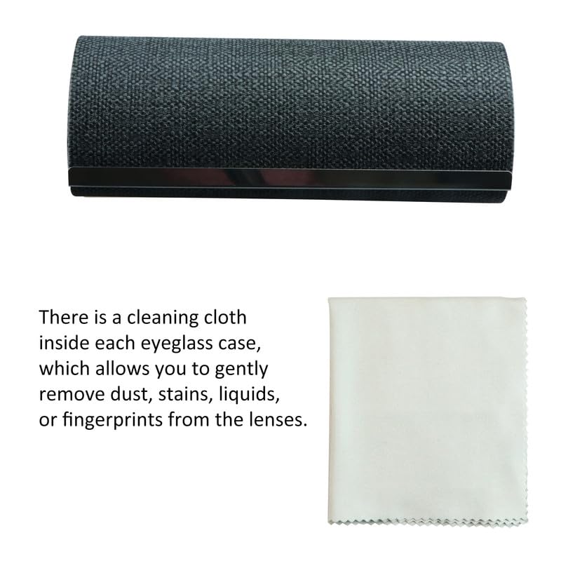 Image of VisionGlobal Hard Shell Eyeglass Case for Eyeglasses and Sunglasses for Men /Women and Kids