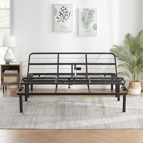 Image of Nestl King Adjustable Bed Frame, Electric Base with Head and Foot Incline, Zero Gravity, Flat and Anti Snore Presets, Quiet Motor, No Box Spring Needed