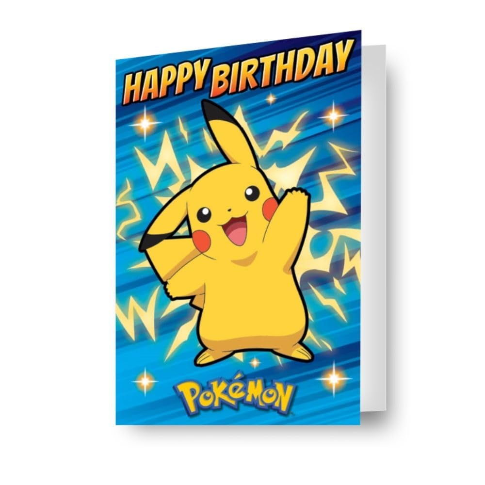 Pokemon Birthday Card 3D-Effect Lenticular A Fantastic Card For All Occasion