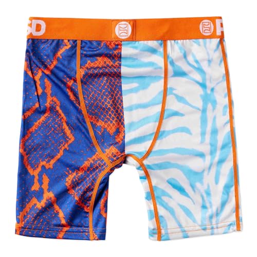 Image of PSD Boys Underwear - Apex Chill Youth Boxer Briefs with Fun Print Designs - Comfortable Boxers for Boys, Large