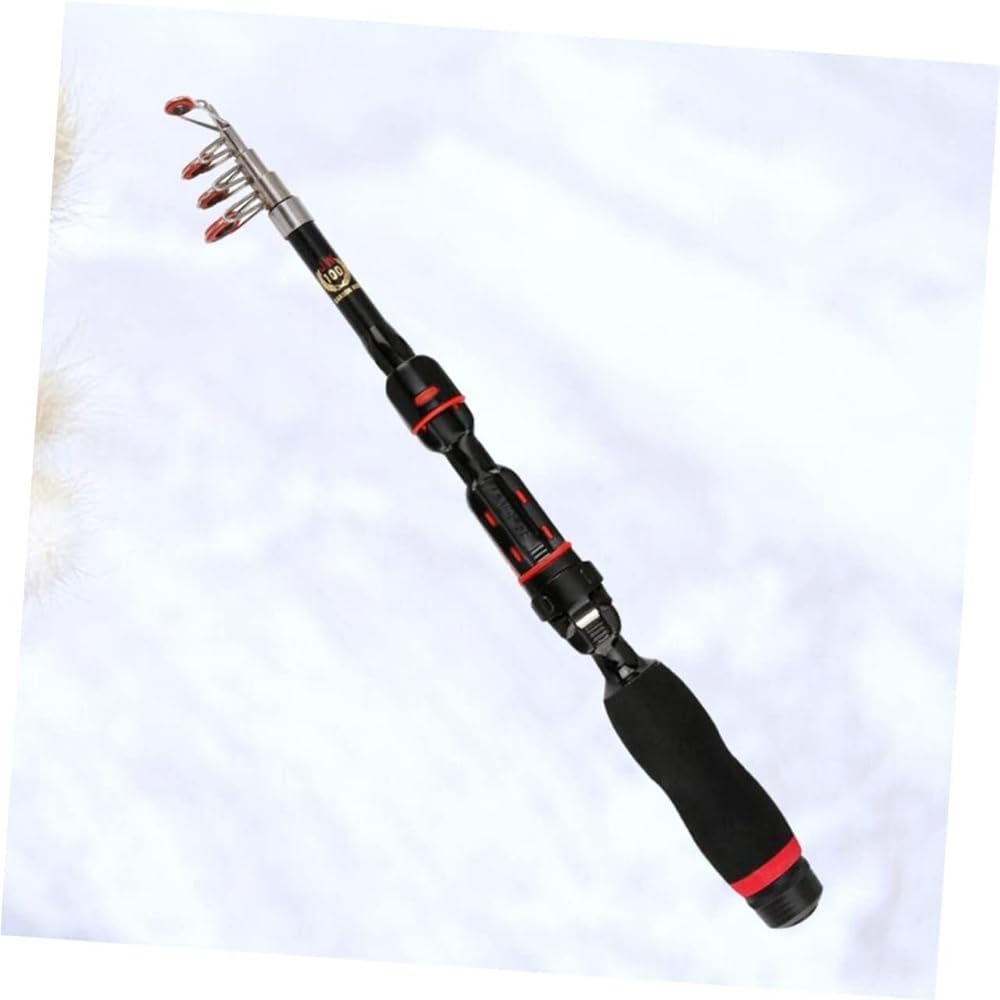 Wędka Telescopic Fishing Rod, Ultralight & Portable, Durable Travel Pole do połowu w wodzie słonej i słodkiej