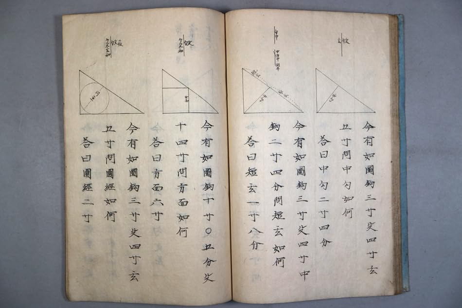 Amazon.co.jp: ks73) 和本 書写本 最上流算術 近喩裏巻 坤 書写年不明