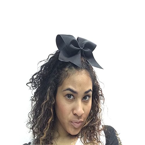 Chosen Bows Big Classic Cheer Bow, Black