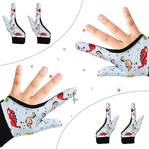 Image of Yxmeiguo 4pcs Thumb Sucking Guard Gloves Kids Anti Thumb Sucking Glove Chewy Compression Thumb Sucking Stop Nail Biting Finger Biting Glove for Kids Thumb Guard for Ages 5-12