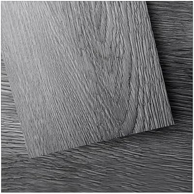 Art3d Peel and Stick Floor Tile Vinyl Wood Plank 54 Sq.Ft, Deep Gray, Rigid Surface Hard Core Easy DIY Self-Adhesive Flooring