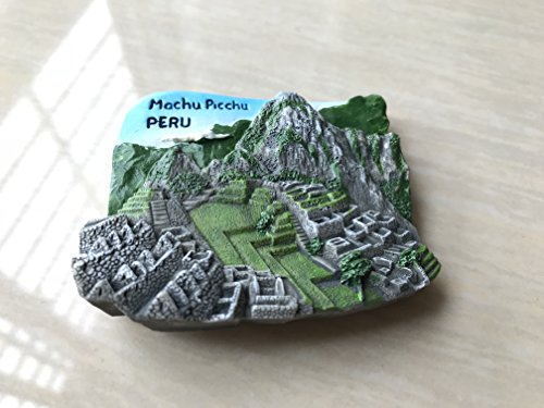 Imán Decorativo 3D Machu Picchu Perú Redondo miniatura 7