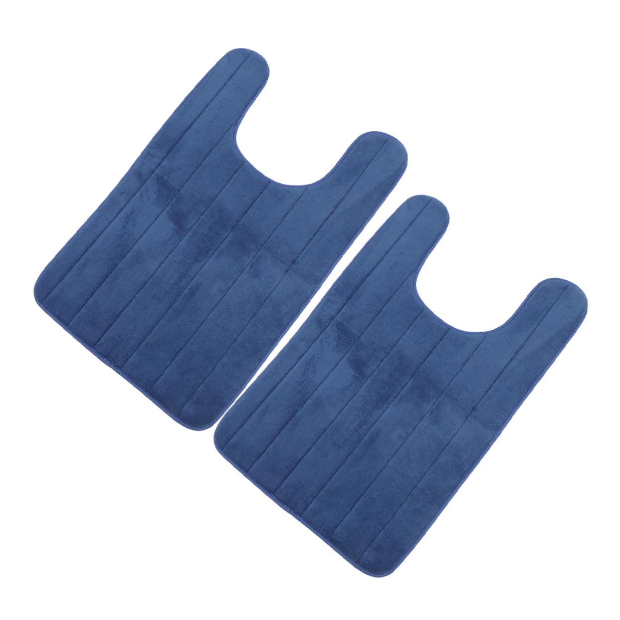 Tapis de toilette en U antidérapant lot de 2 tapis salle de bain