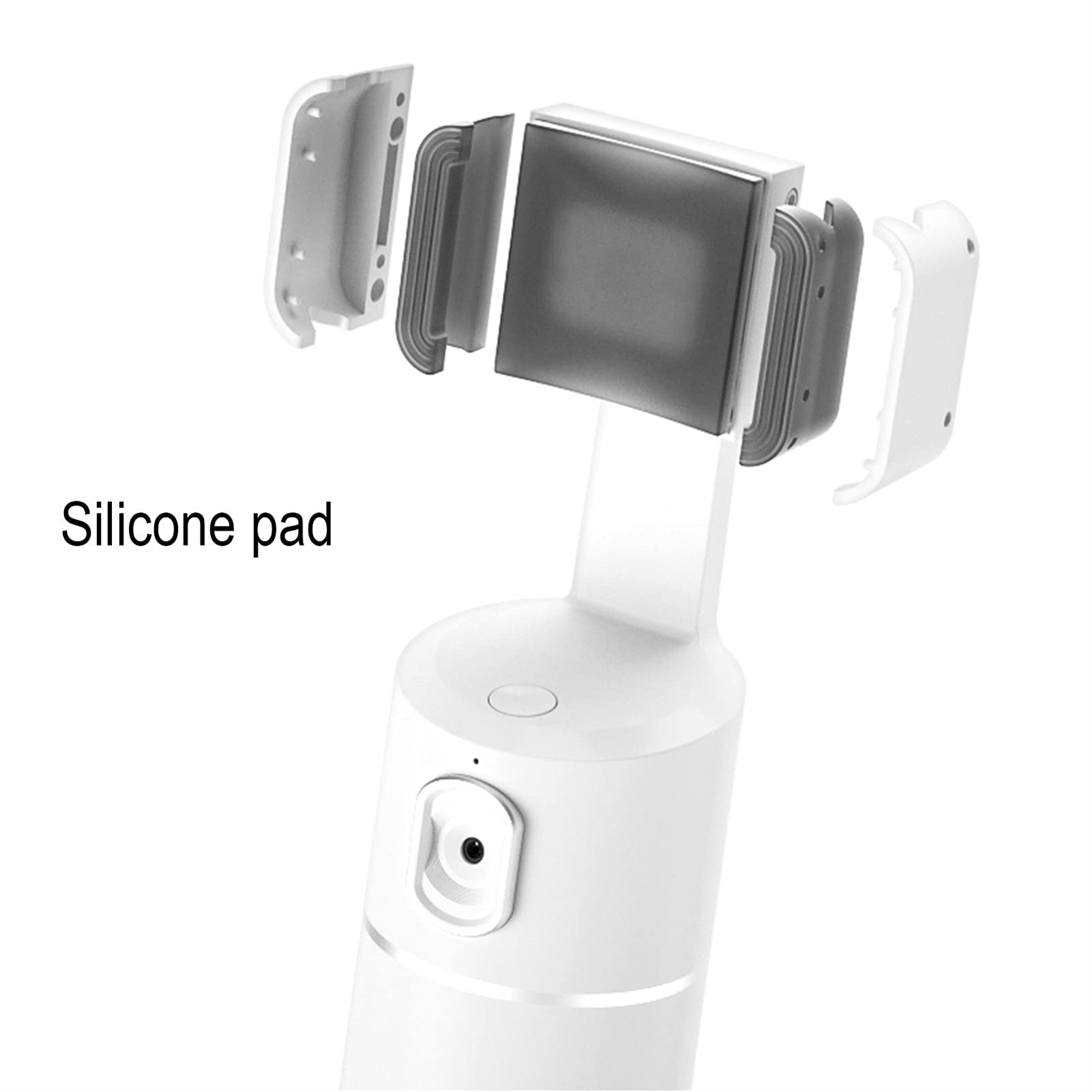 SCRUBY Automatyczne śledzenie twarzy, stabilizator gimbala, inteligentny uchwyt do fotografowania, 360, obrotowy telefon gimbal do nagrywania vlogów na żywo, nagrywanie wideo, kij do selfie, czarny