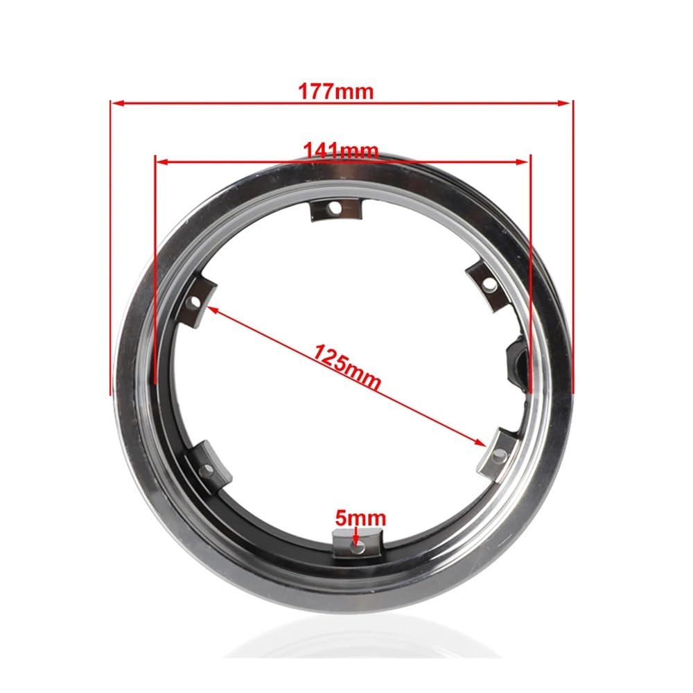 Anillo de cubo integrado for patinete eléctrico, 6,5 pulgadas, apto for Dualtron Mini Speedway 5 Dualtron Victor/llanta de Motor de lujo Piezas de reparación