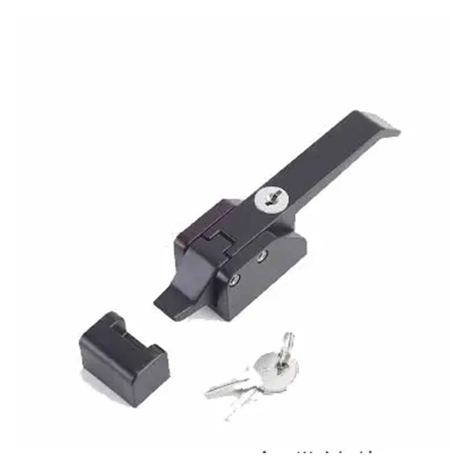 Drawer Lock DK615 Oven Refrigerator Door cabinets Freezer Handles hasps Buckle Strong Industrial Cabinet Lock(Black with Key)