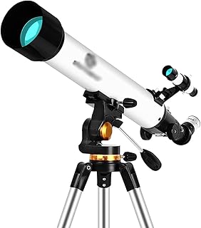 Opera Glasses Portable Telescope 70mm Aperture 700mm Astronomical Refractor Telescope Fully-Coated Glass Optics with Phone Adapter Handheld Telescope