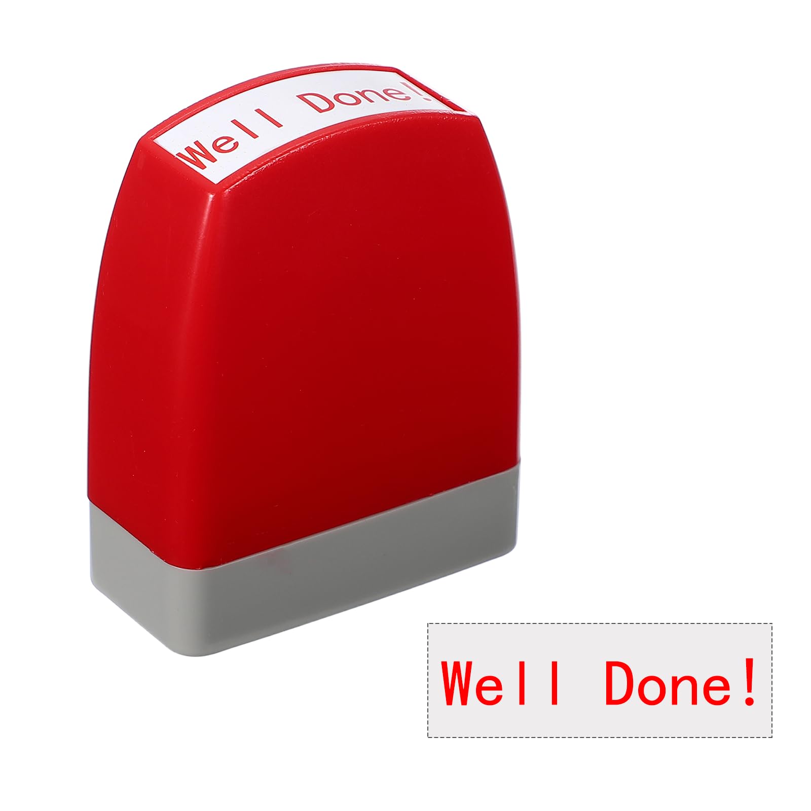 Tampon enseignant devoirs dossiers PATIKIL rouge photosensible