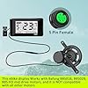 E-Mangue 5 Pin Female Ebike LCD Display C961 for Bafang BBS01B BBS02B BBSHD Mid Drive Motor, Ebike Display Computer with UART Protocol 0-9 Pedal Assist Levels #5