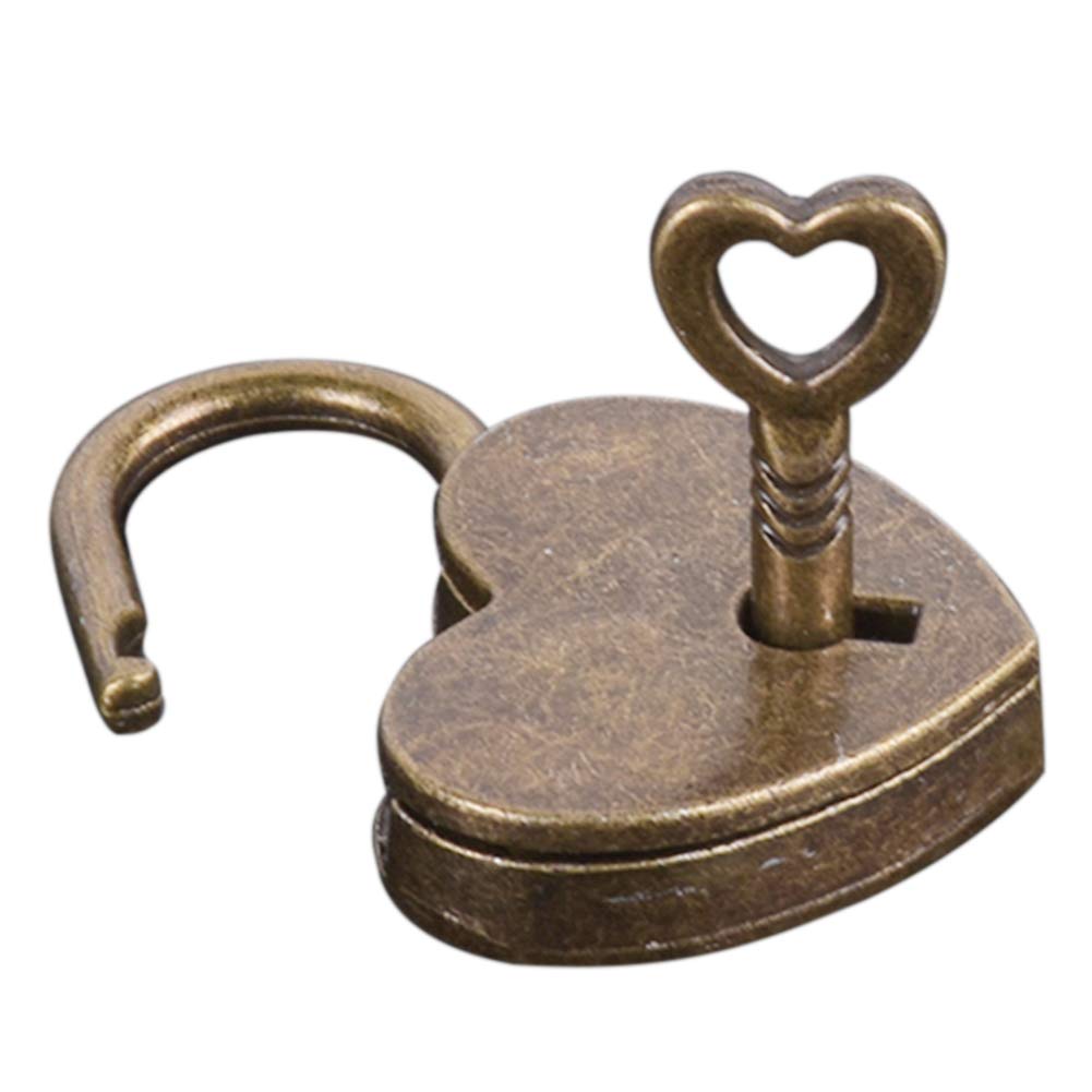 Lot de 8- multicolore cadenas valise cadenas en laiton cadenas a clef