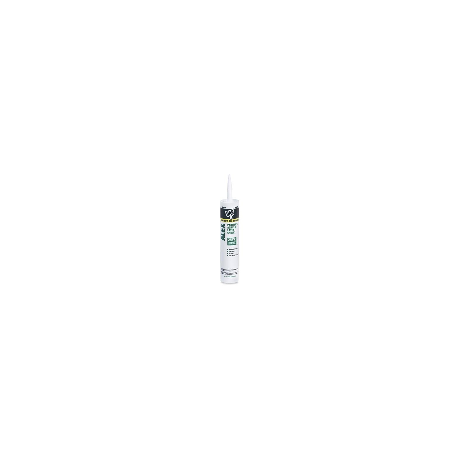 DAP 7079818670 Alex Acrylic Latex Caulk, White, 10.1-oz. - Quantity 30