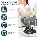 Squat Wedge Block w/Non Slip Strips | Slant Board for Calf Stretching | Yoga Blocks Foam Wedge | Multi-Functional Slant Board for Squats | Elevated Heel Squat Wedges Set | Adjustable Wedges For Squat - Image 2