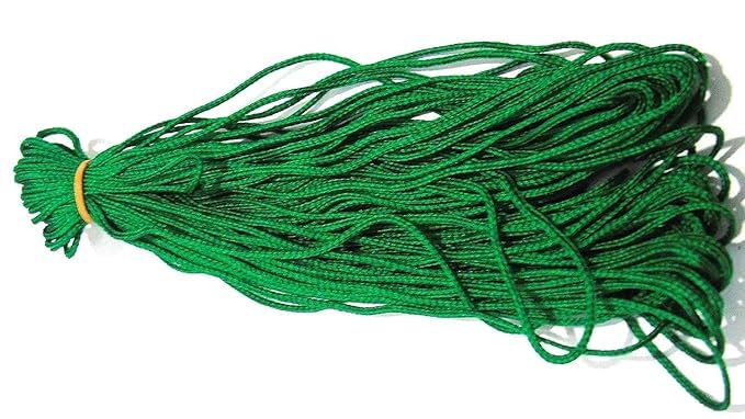 Image of Green Thread for Wrist Cotton Dark Green Hara Nazar Dhaga, 10 Meters Religious Moltadu Najar Dhaga for Baby | AU7719
