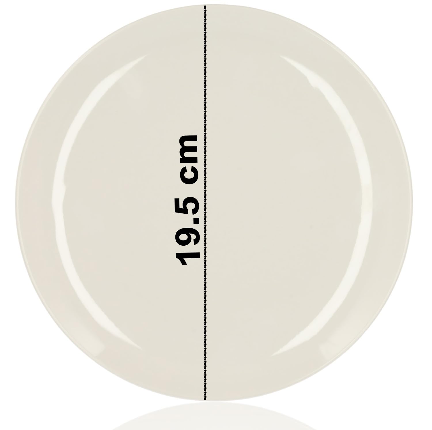 Vajilla blanca de 16 piezas – Vajilla de porcelana para 4 personas – Juego completo de platos con platos, platos de desayuno, cuencos y tazas – Microondas y Lavavajillas Resistente