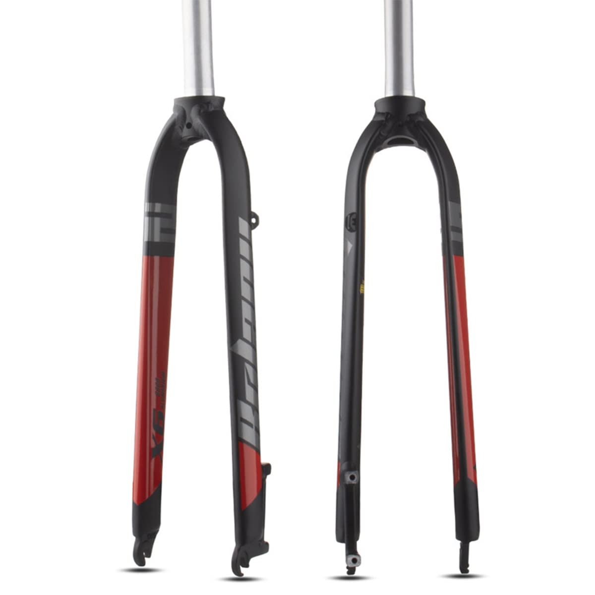 Fourche VTT rigide en alu aéronautique avec pivot 1-1/8 pour un pilotage ultra précis