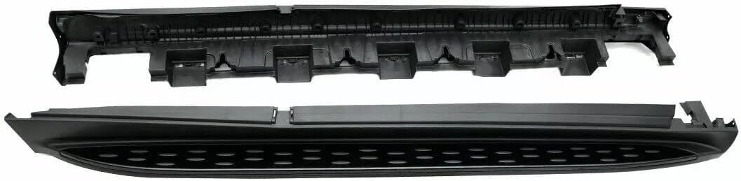 2PCS Fits for Side Steps M-B GLE W166 2017 2018 Running Board Black Nerf Bar
