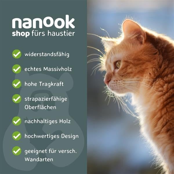 Kat Klimwand Klimtrappen Voor Katten – Set Van 3 Houten Traptreden Om Je Kat Veilig Te Laten Klimmen Rubberhouten Krabpaal Muur