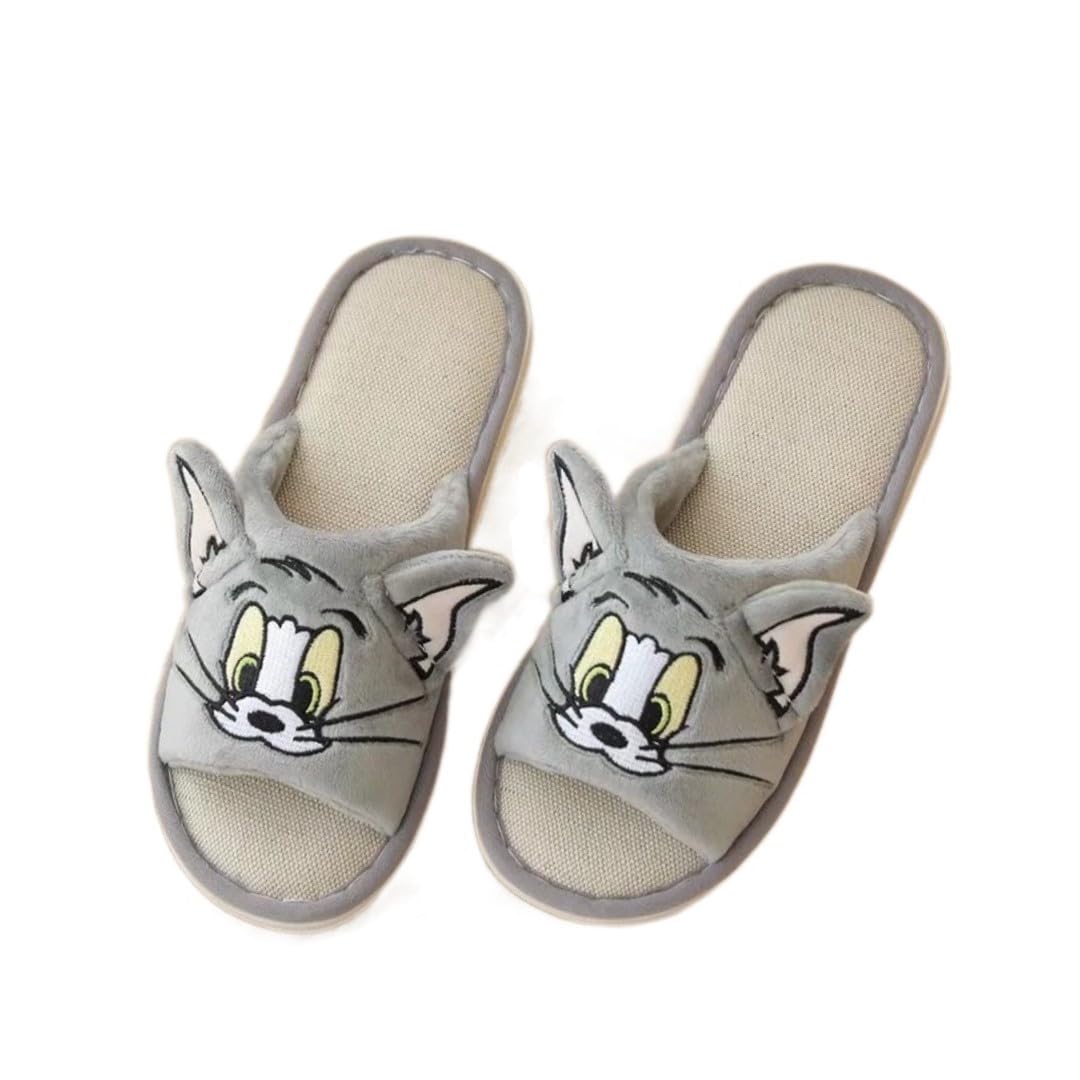 【新品未使用】トムとジェリー　マシュマロフィール　スリッパ　ブランケット 新品未使用】トムとジェリー マシュマロフィール スリッパ