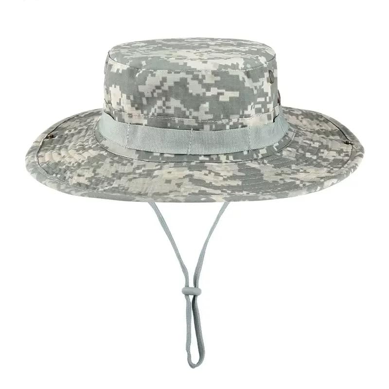 CHINWHI Boonie Hat Sun Protection Round Bucket Hat Tactical Camo for Fishing Camping Hiking Outdoors Sport Men Woman Unisex — image 1