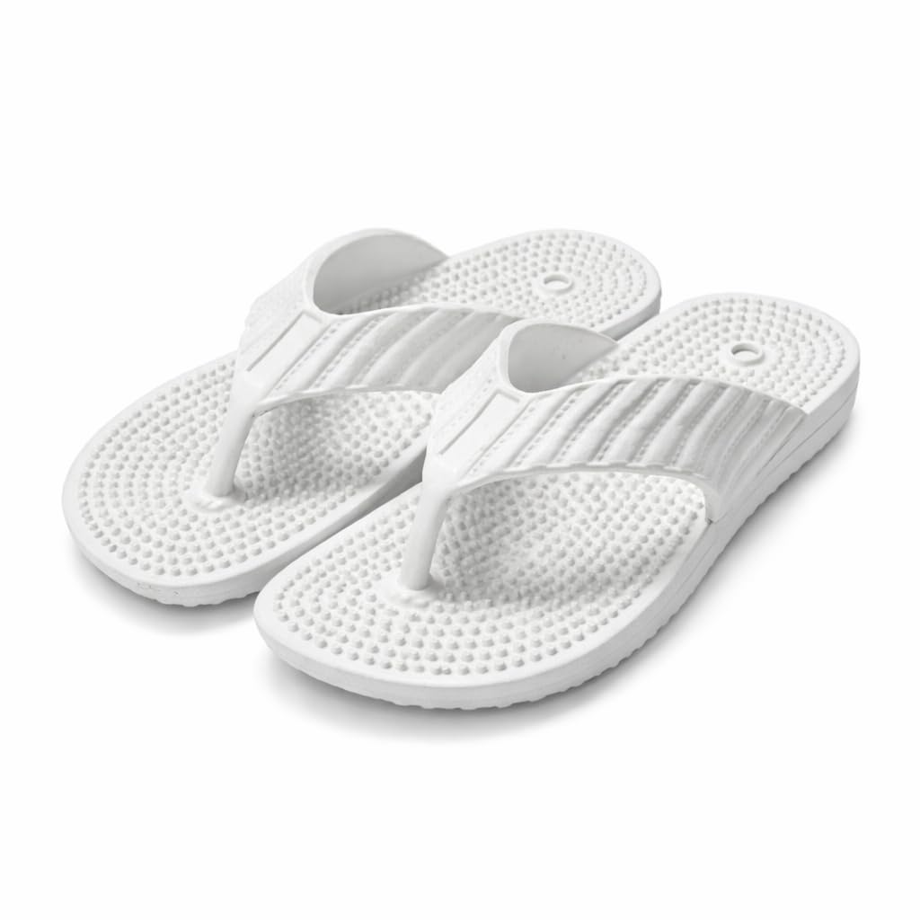 comfort plus Men's Accupressure EVA Flip-Flops, Lightweight Arch Support Slippers with Textured Footbed, Water-Resistant-picture-45