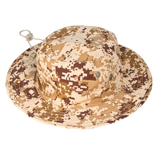Image of Sun Hats for Men Women Boonie Hat Foldable Fishing Hat UPF 50+ Bucket Hat for Fishing Hiking Garden Safari Beach
