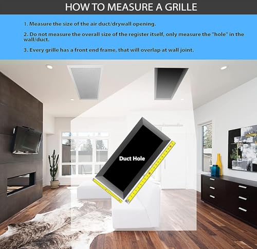 Image of HVAC Premium 10'' x 16'' or 16'' x 10'' Cube Core Eggcrate Return Air Grille - Aluminum Rust Proof - HVAC Vent Duct Cover - White [Outer Dimensions: 11.75 X 17.75]