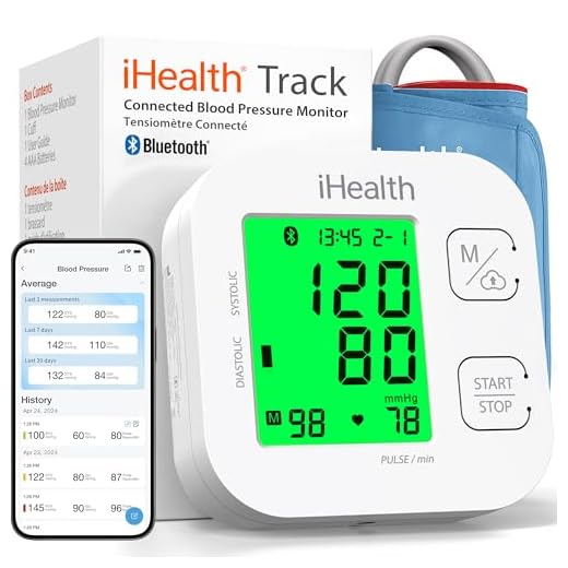 iHealth TRACK KN-550BT Vernetztes Oberarm-Blutdruckmessgerät