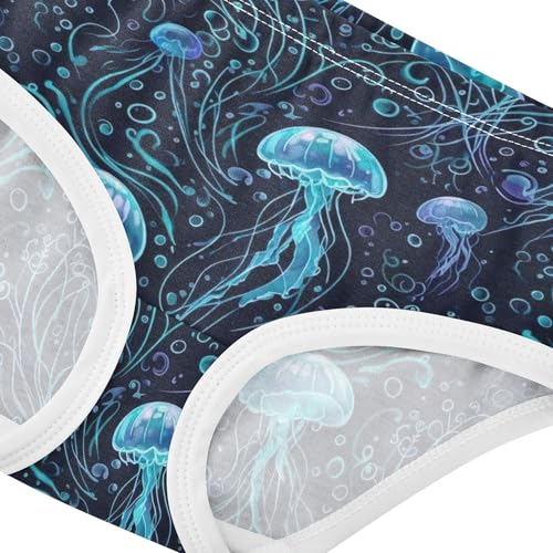 Cotton Girls Underwear Toddler Colorful Jellyfish Sea Cute Panties Girl Designer Kids Briefs Undies 2t4