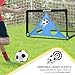 Soccer Goal, 2 of 6x4 Soccer Goals for Backyard with Soccer Net, Soccer Ball, Target, Cones, Soccer Training Equipment for Toddler Kids Youth