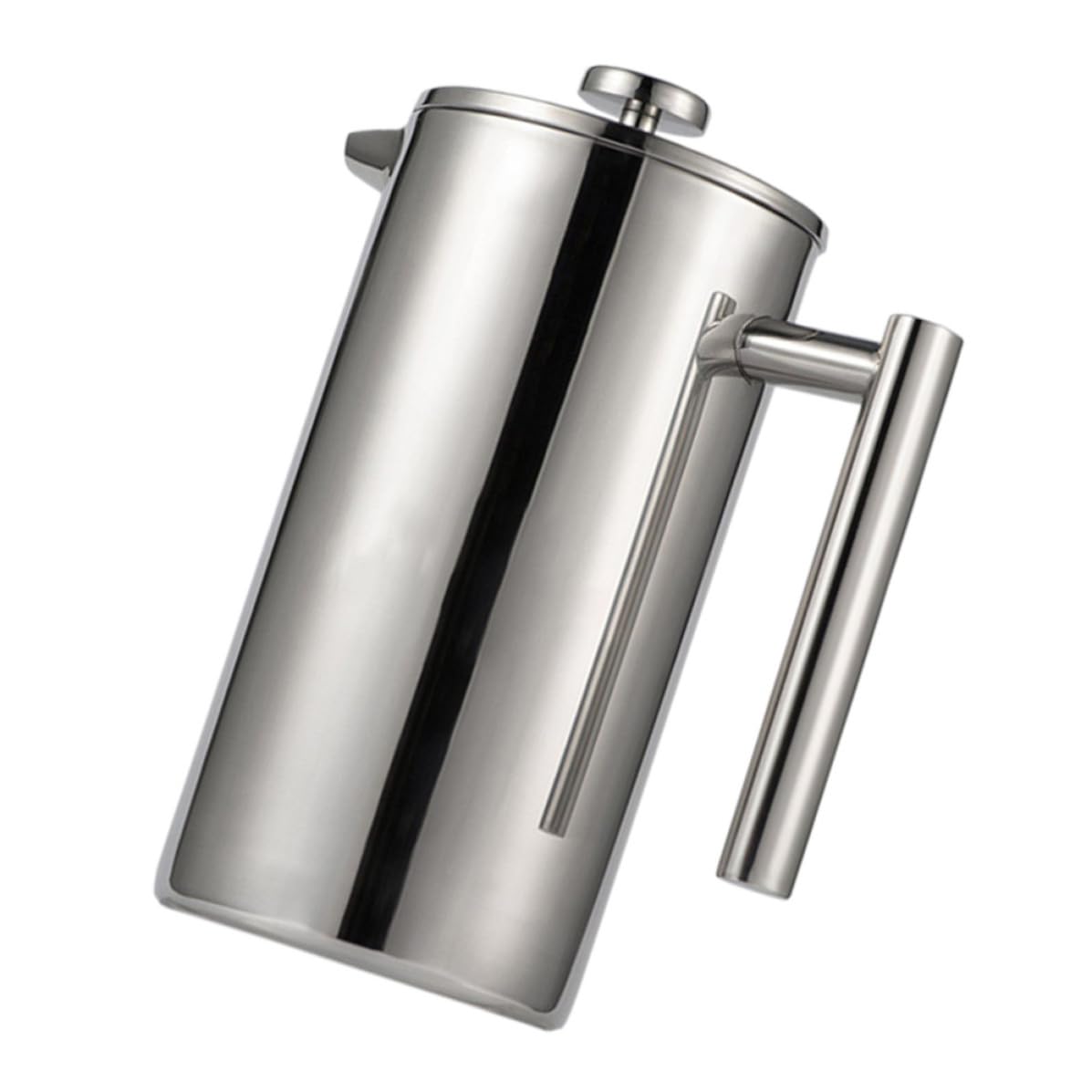 Cafetière à Piston Double Paroi 800ml en Acier Inoxydable Résistante à Chaleur Théière à Filtre Résistante la Chaleur pour Boissons Chaudes et Froides à Usage Domestique