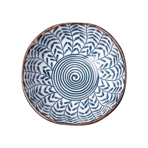 Image of MARKET 99 Ceramic Blue Small Chutney Bowl Set of 3 (100 ml) | Mini Serving Bowls for Sauces, Dips, Condiments & Small Portions | Ideal for Chutney, Pickles & Side Servings for Dining Table