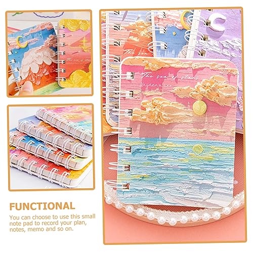 Carnets de notes à spirale peinture à l'huile couverture rigide paysage