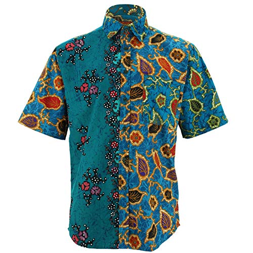 Chemise batik à manches courtes parfaite pour vos sorties estivales décontractées